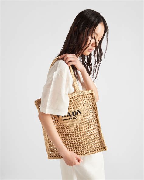 soft fun raffia tote bags